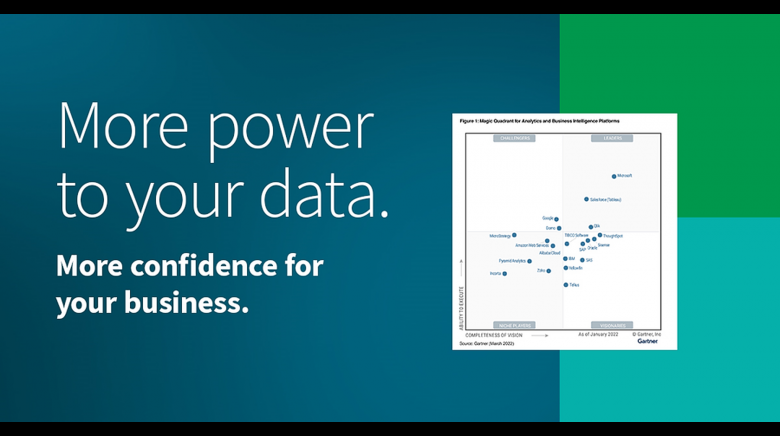 2022 Gartner Magic Quadrant for Analytics & Business Intelligence Platforms Report
